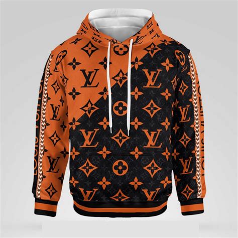 orange louis vuitton hoodie